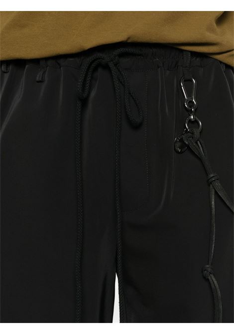 Black Relaxed Lounge trousers Song for the mute - men SONG FOR THE MUTE | 251MPT096BLK